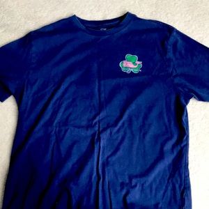 Navy blue shamrock vineyard vines t-shirt